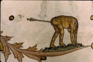 Illustration for article titled Bizarre and vulgar illustrations from illuminated medieval manuscripts